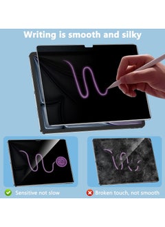 VKL Privacy Screen Protector Compatible with iPad Air 11 Inch 2024/ iPad Air 6th Generation, Anti-Spy 9H Tempered Glass, Anti-Scratch, Bubbles Free For iPad Air 11  - Image 5