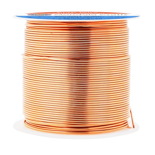 Mandala Crafts 20 Gauge Anodized Aluminum Craft Wire for Jewelry Making - 100 FT Colored Flexible Copper Tone Wire - Bendable for Bonsai Armature Crafting Sculpting - Image 1