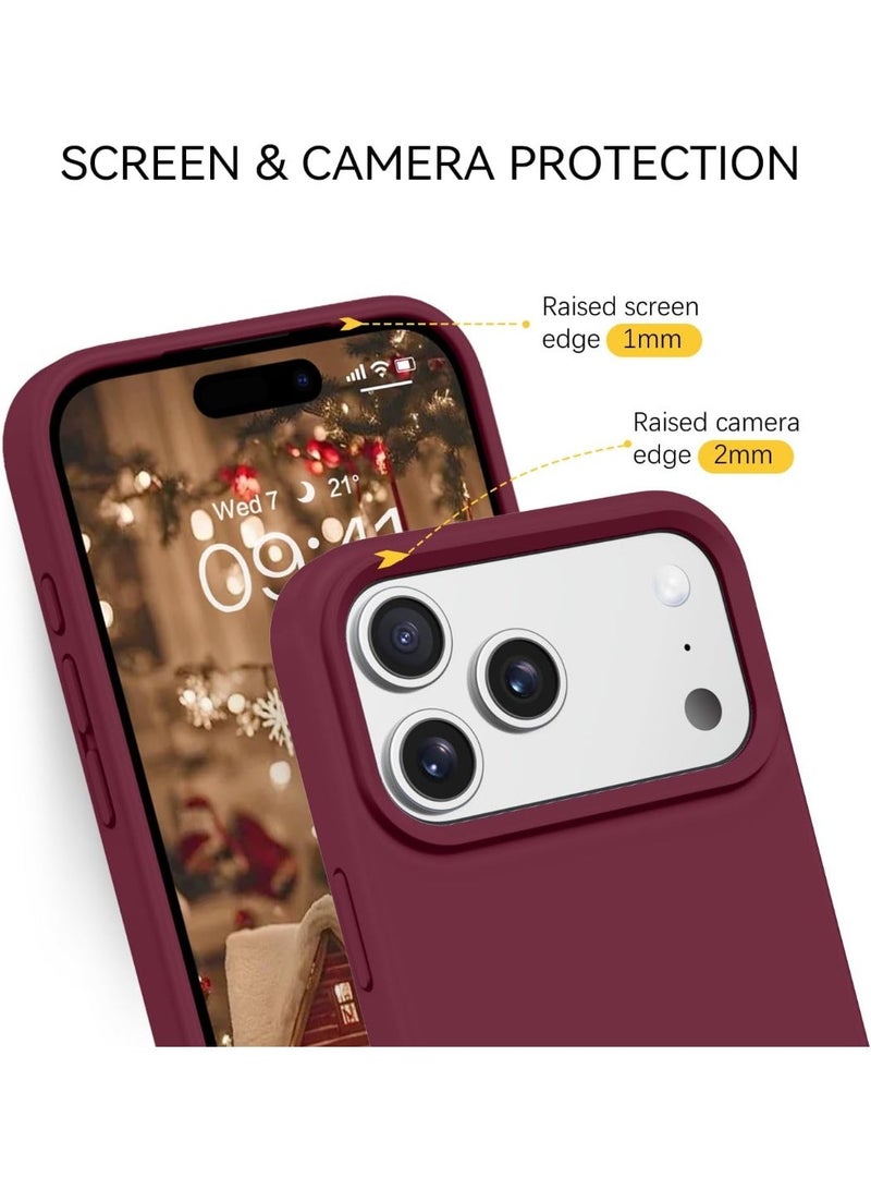 بورتوني غطاء سيليكون سائل ناعم لهاتف iPhone 18 Pro Max - حافظة حماية نحيفة ومقاومة للصدمات - Image 3