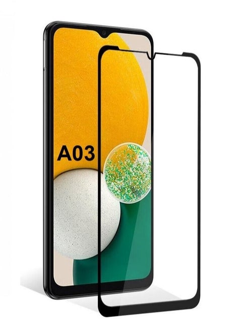 Samsung Galaxy A03 Screen Protector Clear 9H Tempered Glass Full Coverage 6.5 inch