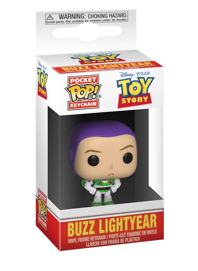 Funko Funko Pocket Pop! Keychain Cartoon Animation: Disney Pixar - Toy Story - Buzz Lightyear #523  - Image 2