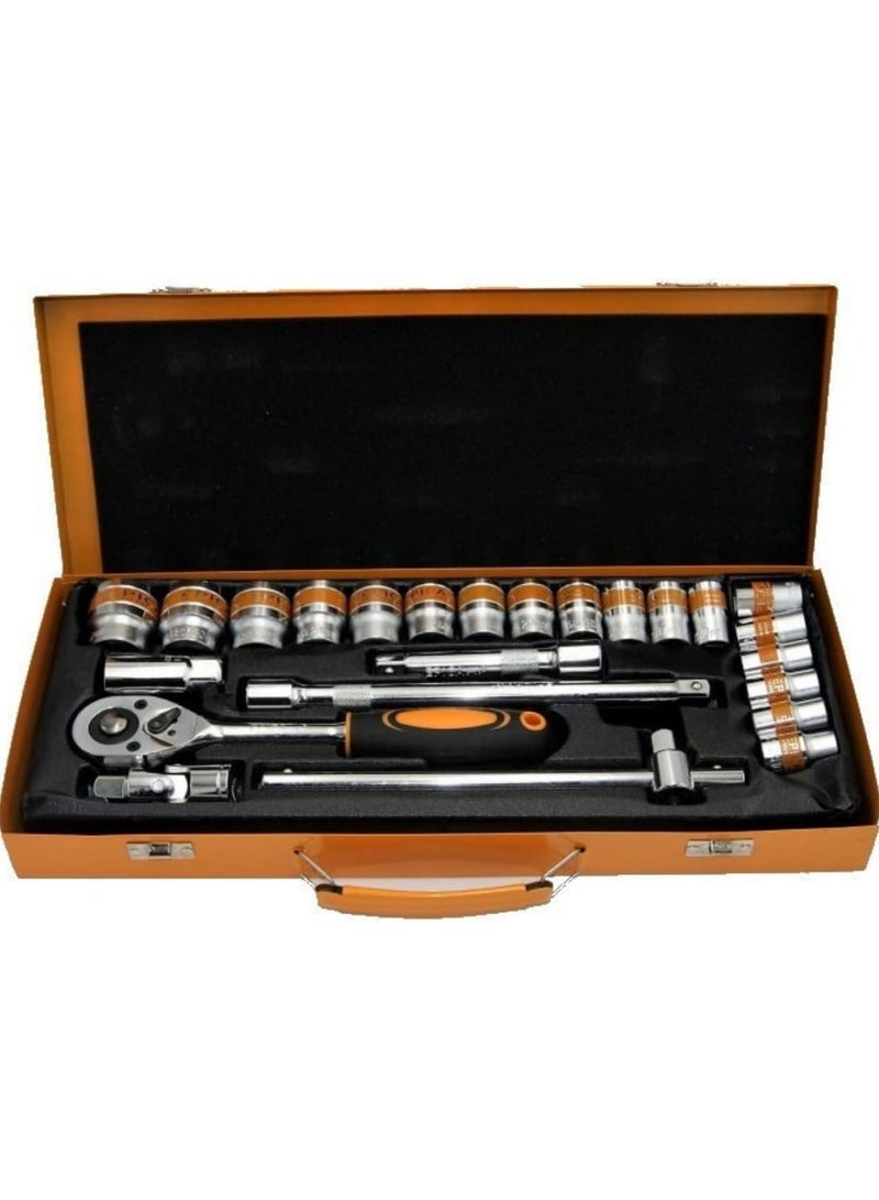 اي بي سي طقم مفتاح سيستيم 24 لقمه علبه+دراع ABC 18517A - Image 3