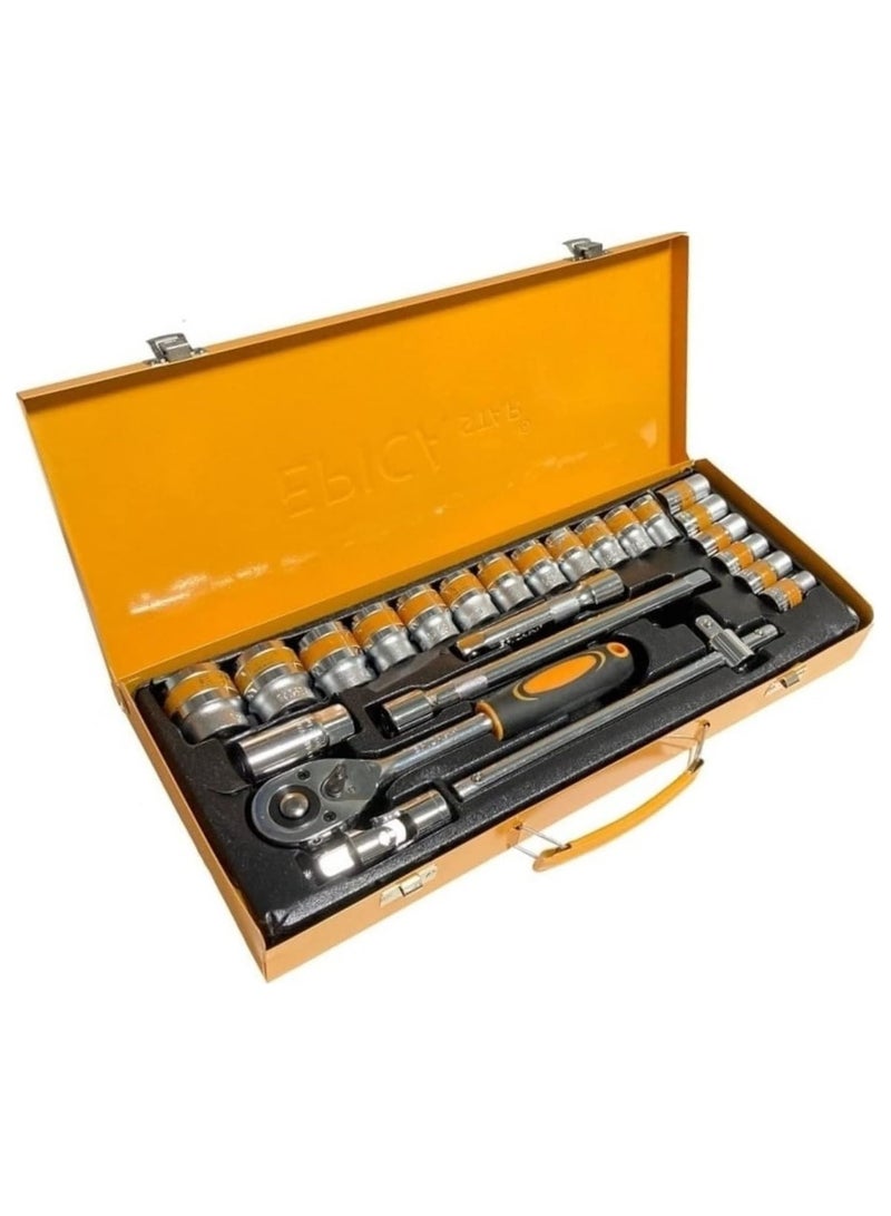 اي بي سي طقم مفتاح سيستيم 24 لقمه علبه+دراع ABC 18517A - Image 4