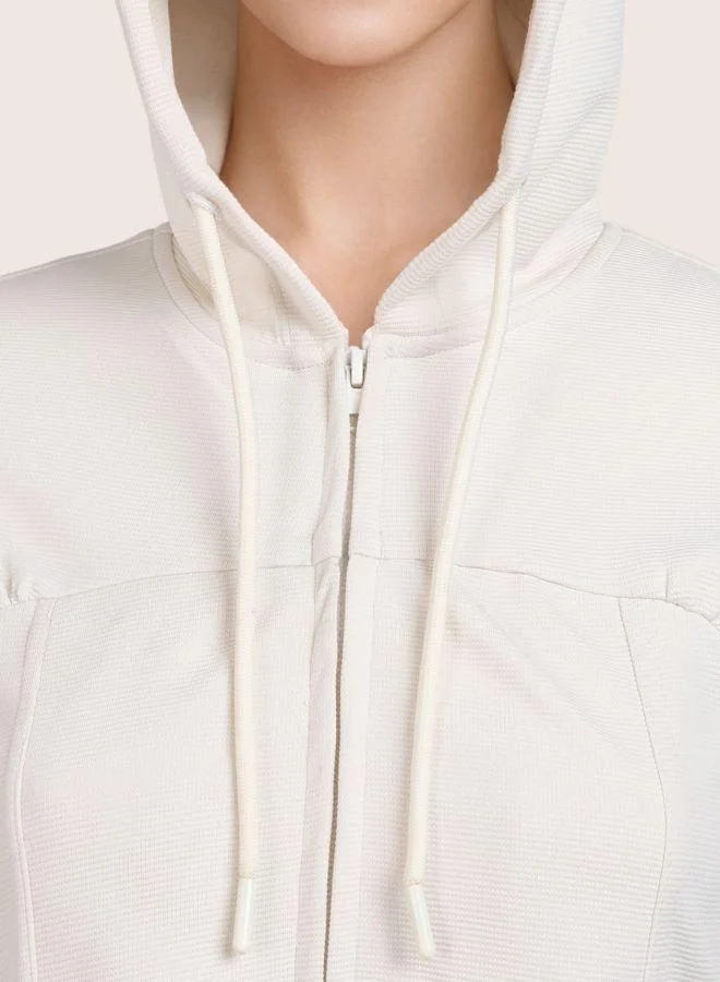 Freehand  Solid Long Sleeves Sweatshirt and Flared Pants Co-Ord Set for Women | Best Price UAE