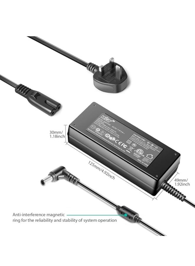 Terabyte محول 19.5 فولت 3.9 أمبير لأجهزة لابتوب وشاشات الألعاب من إل جي وسامسونج وسوني - Image 4