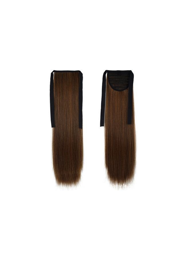 NIBEMINENT - Strapon Long Straight Hair Wig Brown 60cm - Image 1