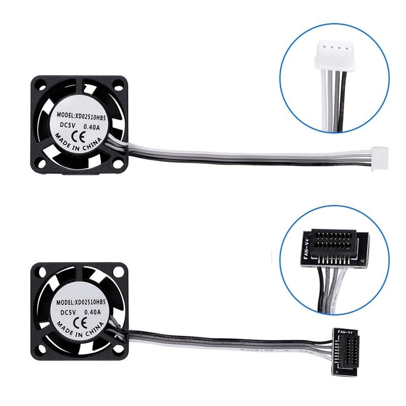 بامبو لاب X1 P1 A1 مروحة تبريد الطرف الساخن 3 قطع لـ P1P P1S مروحة التبريد السريع مع كابل - Image 5