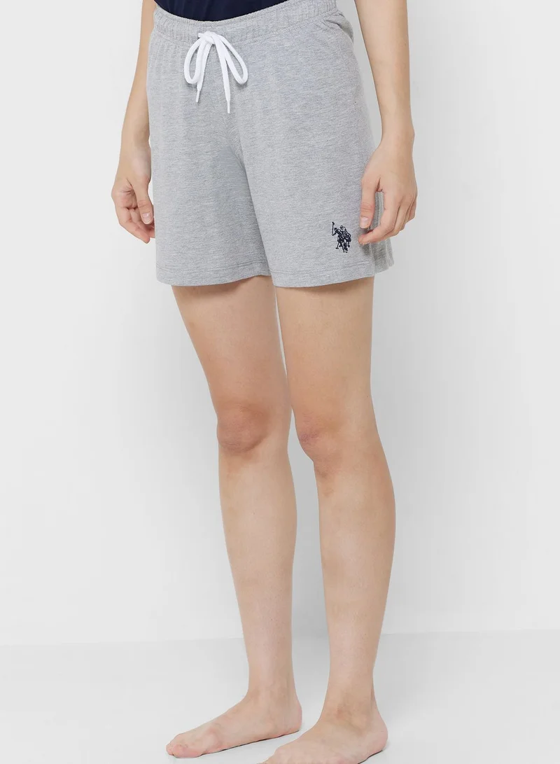 U.S. Polo Assn. Logo T-Shirt & Shorts Set