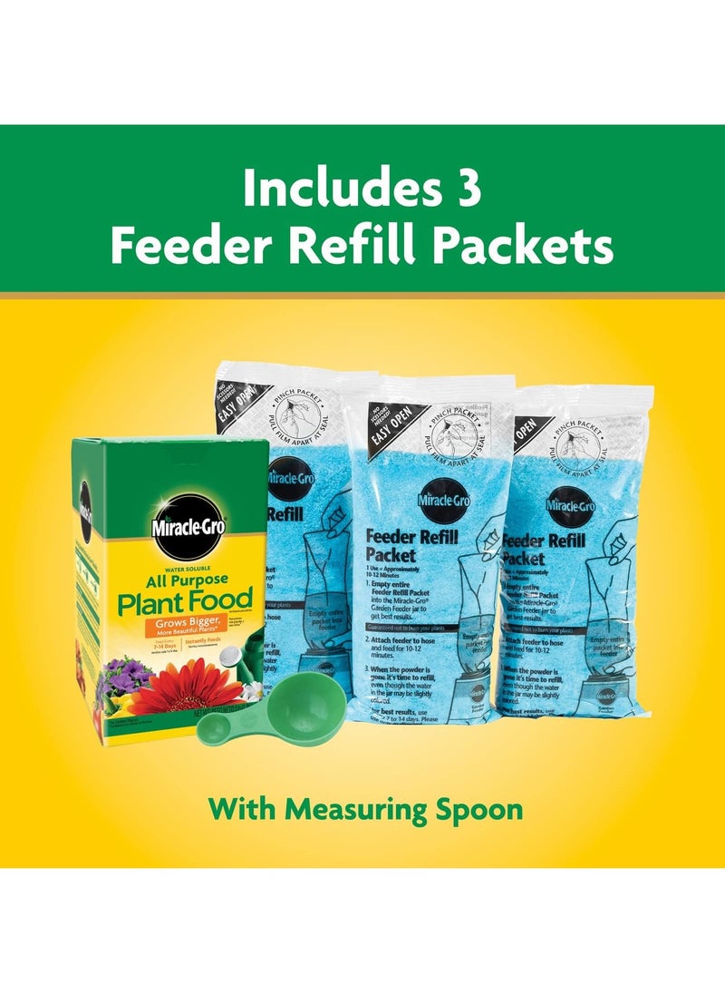 Miracle-Gro - Miracle gro water soluble all purpose plant food fertilizer for indoor or outdoor flowers vegetables or trees 3 lbs - Image 1