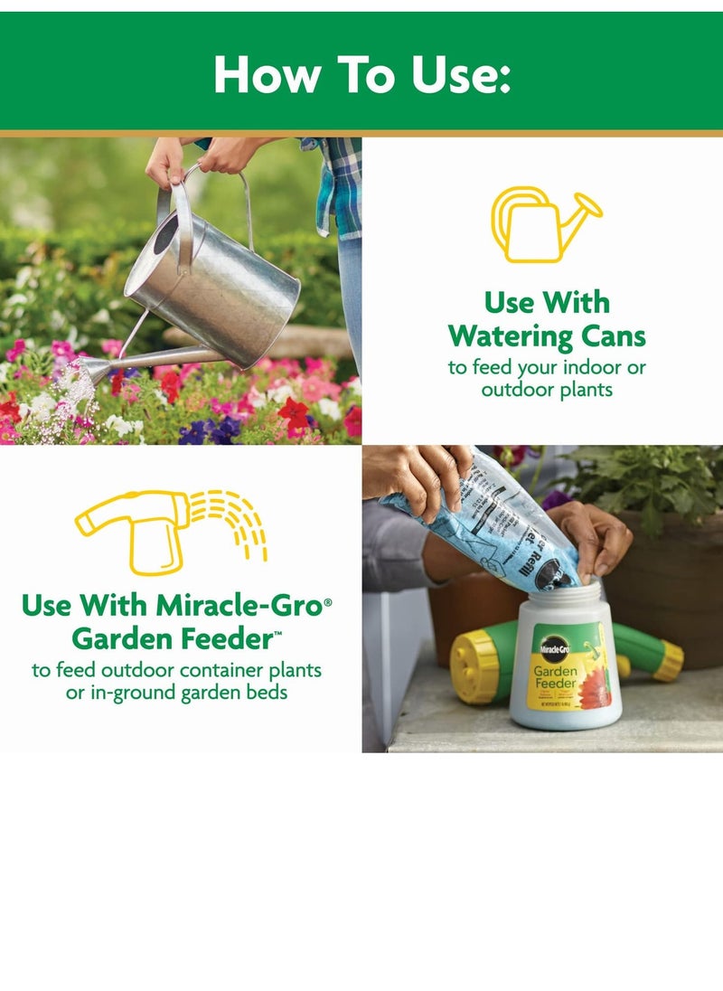 Miracle-Gro - Miracle gro water soluble all purpose plant food fertilizer for indoor or outdoor flowers vegetables or trees 3 lbs - Image 1