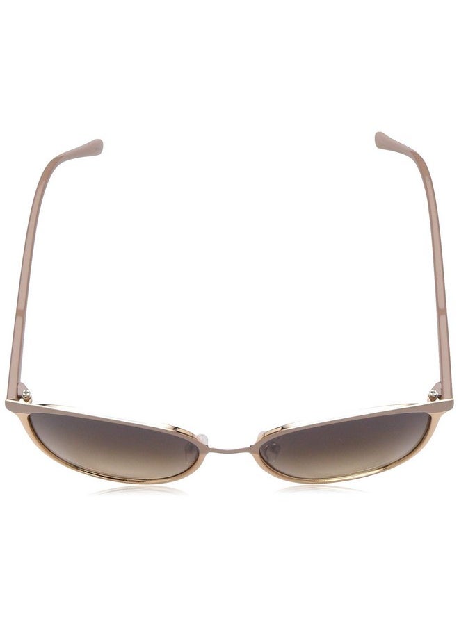 Laundry by Shelli Segal - Laundry By Design Women'S Ld244 Women S Fun Uv Protective Round Sunglasses Stylish Gifts For Women 55 Mm Gold & Nude Mm Us - Image 1