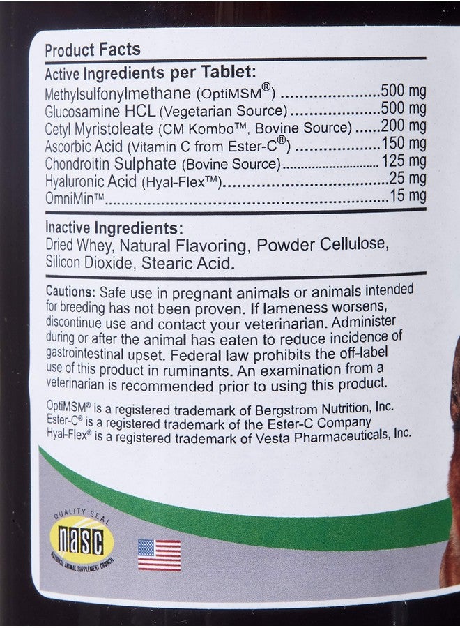 كالا هيلث مكمل KALA HEALTH Comfort BioFlexa Hip and Joint Plus HA للكلاب، 60 قرصًا، يدعم المفصل الزليلي بحمض الهيالورونيك، الجلوكوزامين، الكوندرويتين، MSM، سيتيل ميريستوليت وإستر-سي - Image 2