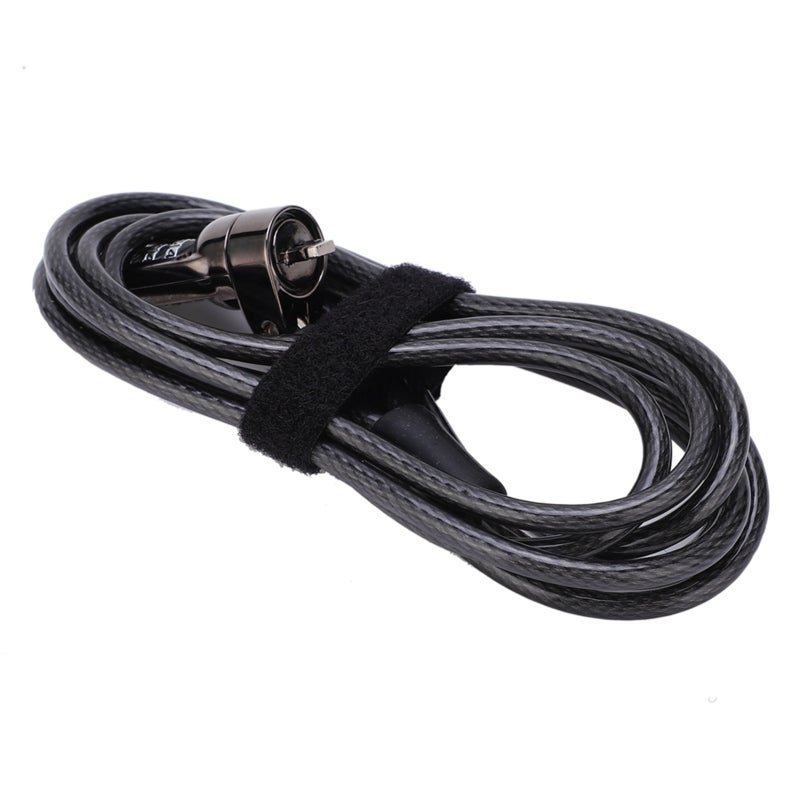 Keyless Combination Lock: 4-Digit Resettable Code - Anti-Theft Steel Cable Lock with Adjustable Strap, Built-In Slot Locking Hole for Laptops, Notebooks, Desktops, Projectors, LCD Screens - Image 3