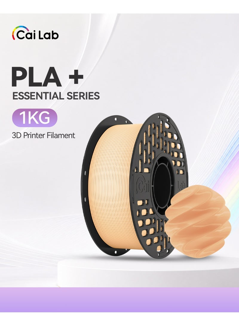 كاي لاب خيوط طباعة ثلاثية الأبعاد بولي لاكتيك أسيد بلس (+PLA) بقطر 1.75 مم، خيوط طباعة ثلاثية الأبعاد متعددة الألوان من CaiLab، بدقة ±0.02 مم، متينة وخالية من التشابك، التواء منخفض، متوافقة مع معظم طابعات FDM ثلاثية الأبعاد، بكرة 1 كجم (أحمر) - Image 2