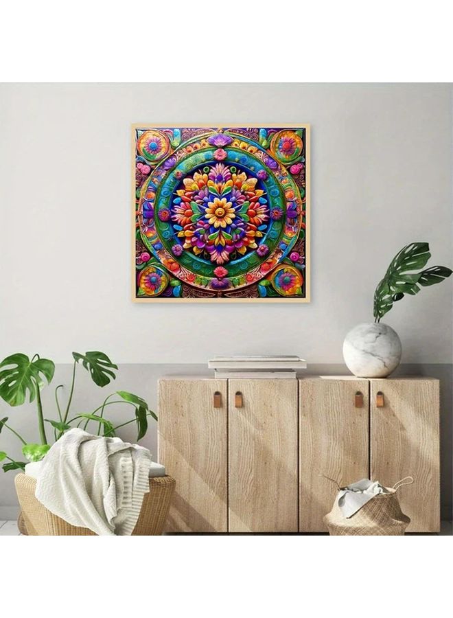 1024 Pcs Floral Mandala Jigsaw Puzzle For Adults 19 69x19 69 Inch Stress Relief Gift - Image 4