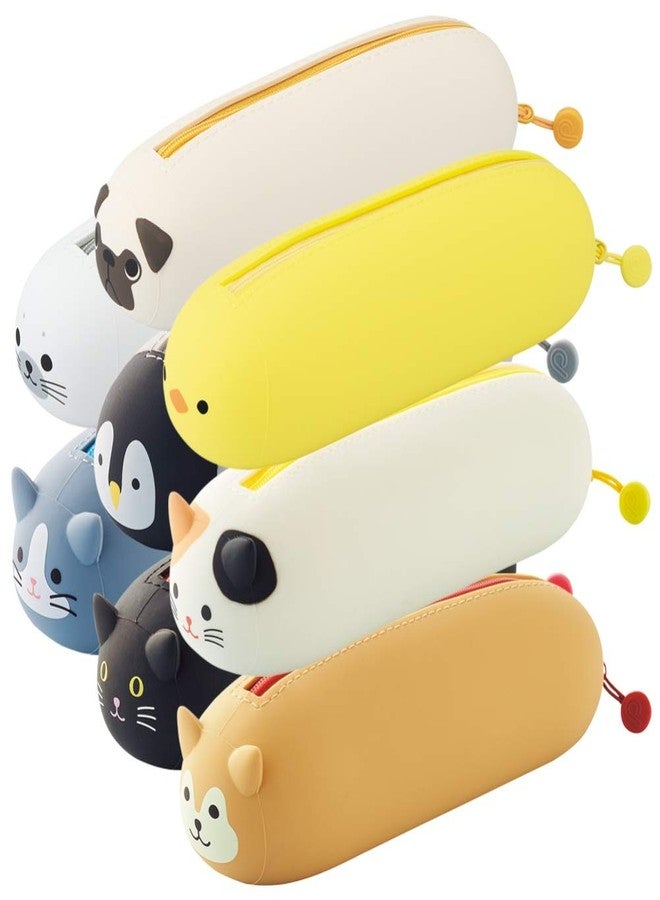 Lihit Lab A7781-17 Smartfit Punilabo Sleeping Pen Case, Pen Pouch, Chick - Image 4
