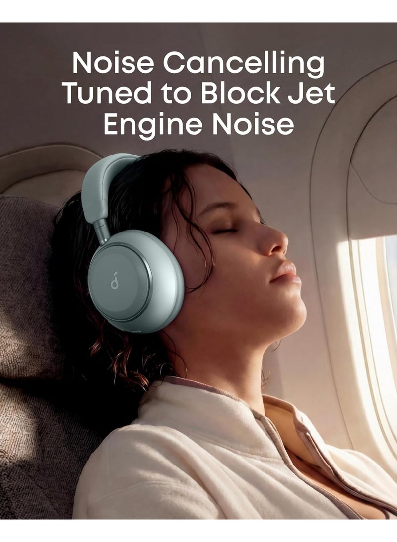 Soundcore Space 2 by Anker, Active Noise Cancelling Headphones, Comfortable Fit, 50H Playtime, LDAC Hi-Res Wireless Audio, Dual Connection, Clear Calls, Bluetooth 6.1, Nap Mode, Wearing Detection - Image 2