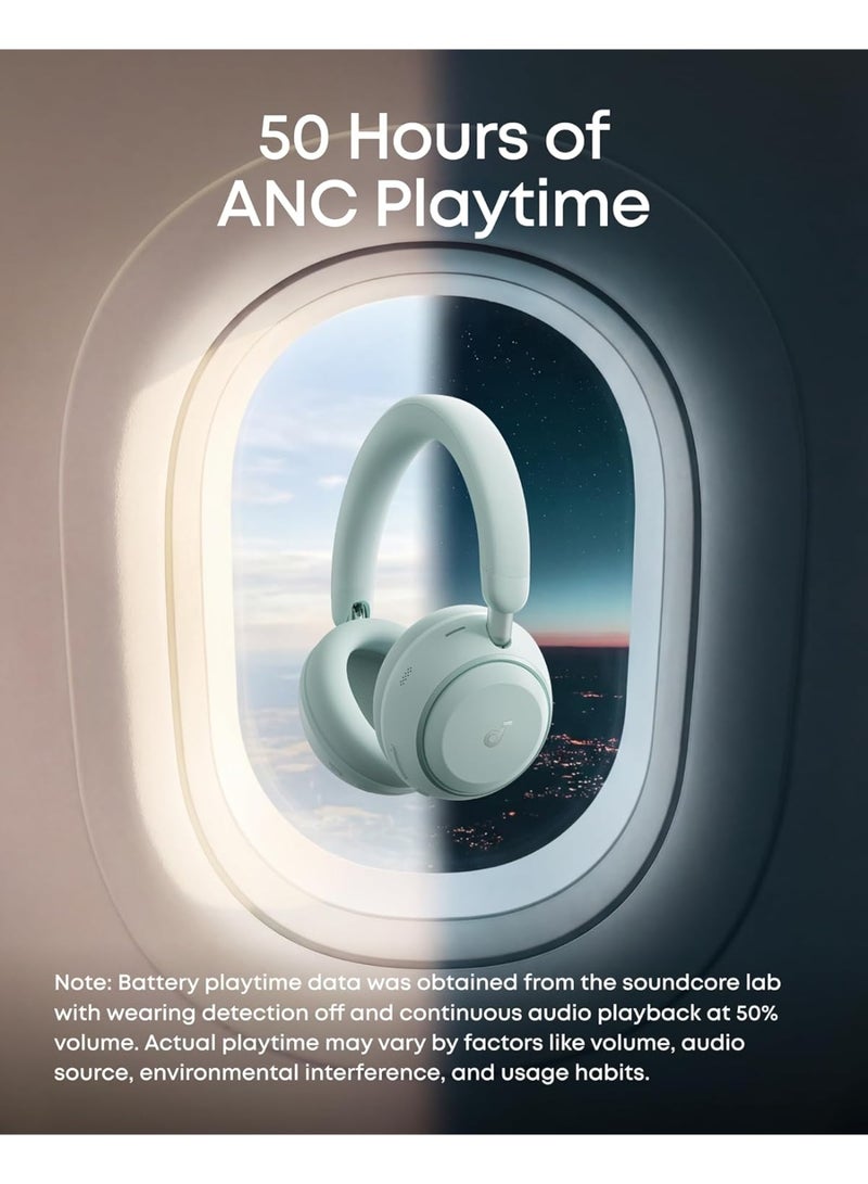 Soundcore Space 2 by Anker, Active Noise Cancelling Headphones, Comfortable Fit, 50H Playtime, LDAC Hi-Res Wireless Audio, Dual Connection, Clear Calls, Bluetooth 6.1, Nap Mode, Wearing Detection - Image 5