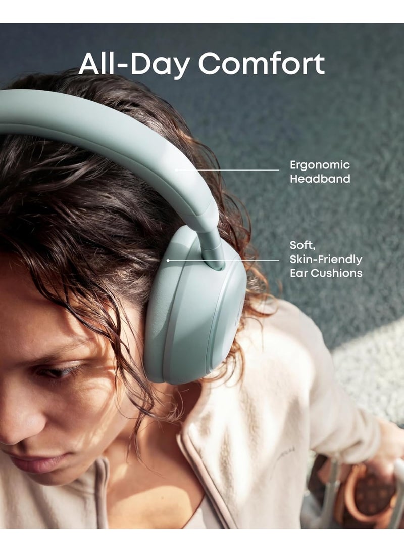 Soundcore Space 2 by Anker, Active Noise Cancelling Headphones, Comfortable Fit, 50H Playtime, LDAC Hi-Res Wireless Audio, Dual Connection, Clear Calls, Bluetooth 6.1, Nap Mode, Wearing Detection - Image 4