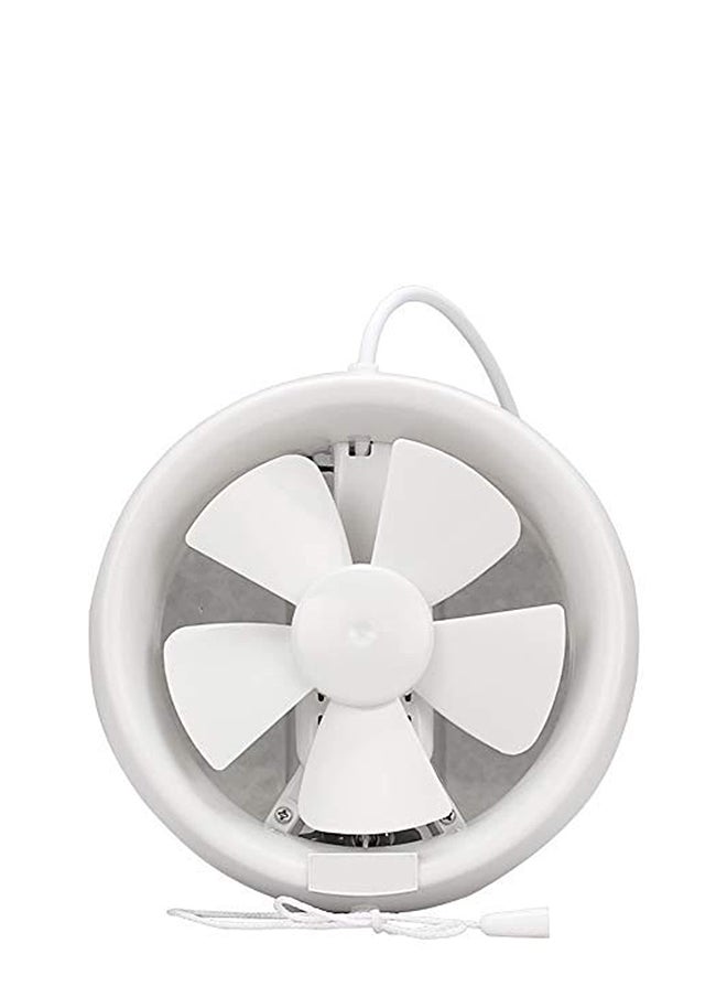 HASANAT ESSENTIALS Round Glass Window Exhaust Fan for Bathroom (8in, 220V) 