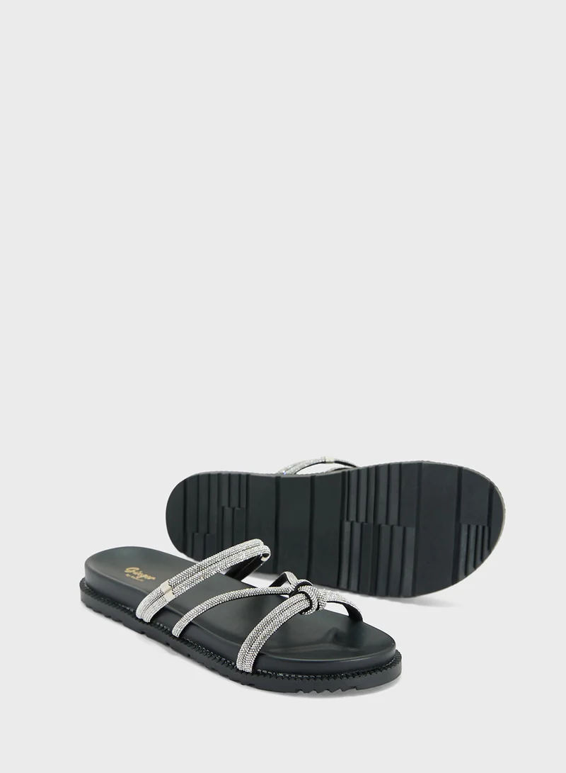 Ginger Sparkly Casual Sandal
