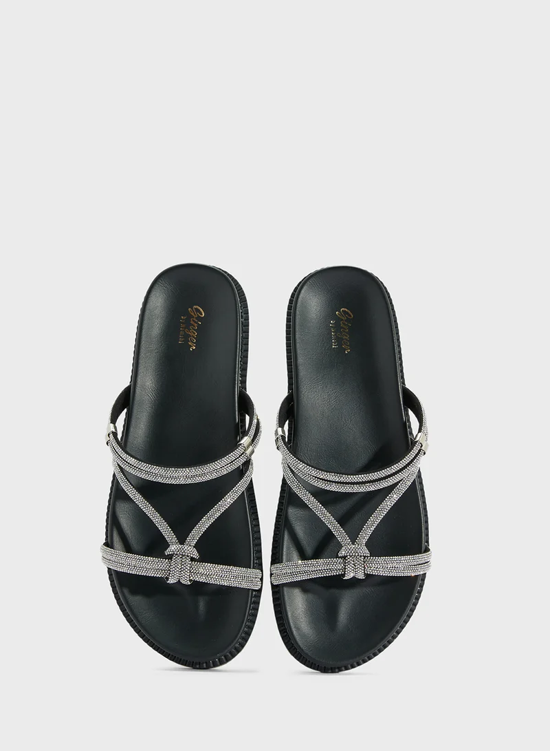 Ginger Sparkly Casual Sandal
