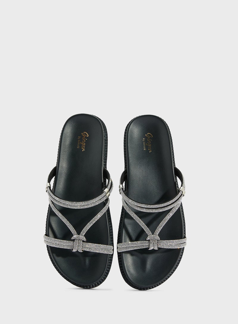 Ginger Sparkly Casual Sandal - Image 4