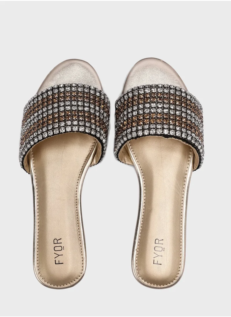 FYOR One Strap Flat Sandals