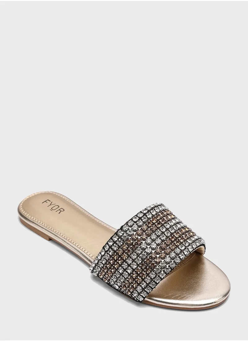 FYOR One Strap Flat Sandals