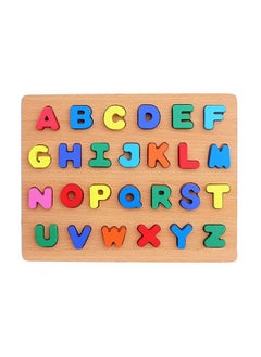 We Happy 53 Pieces of Wooden Board Learning Toy A to Z Alphabet, 1 to 20 Counting Numbers, Multiple Shapes Educational Activity Game for Kids (Set of 2)  - Image 2