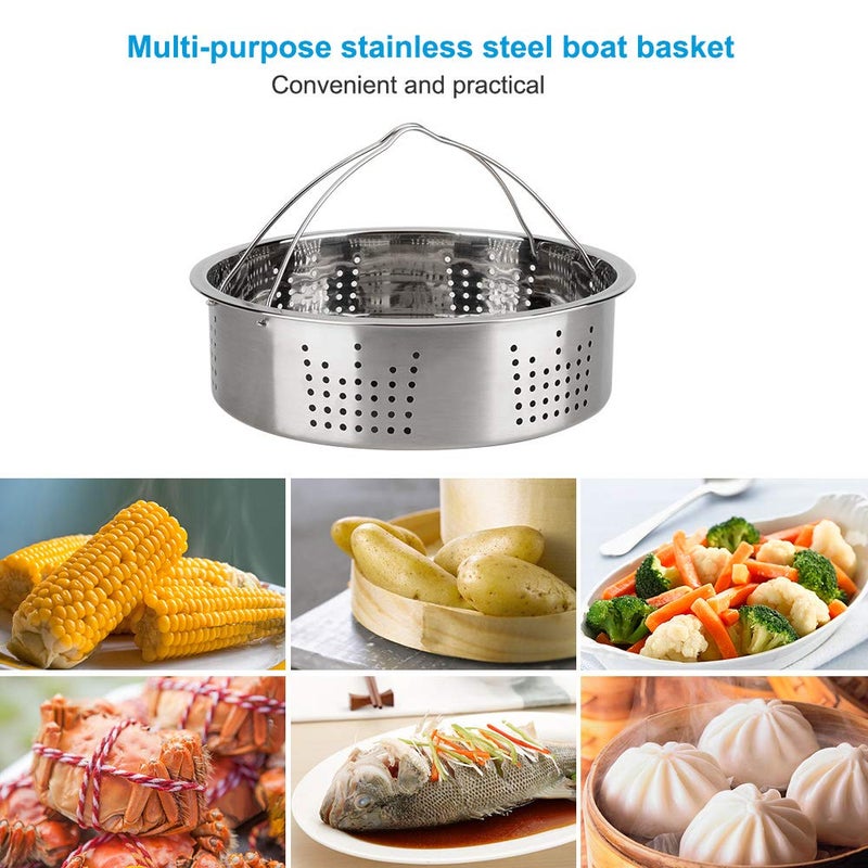 KITOOLBASE Accessories-Set-for-Insta-Pot, Accessory Compatible with Instant Pot 6 Qt 8 Quart, with Steamer Basket Cheesecake Pan Egg Steam Trivet Silicone Mold Mitts Tong - Image 2