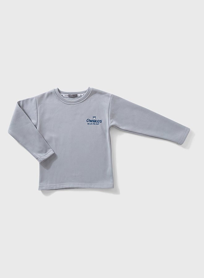 اون كيدز سويت شيرت أولادي أطفال مبطن فرو - Image 1