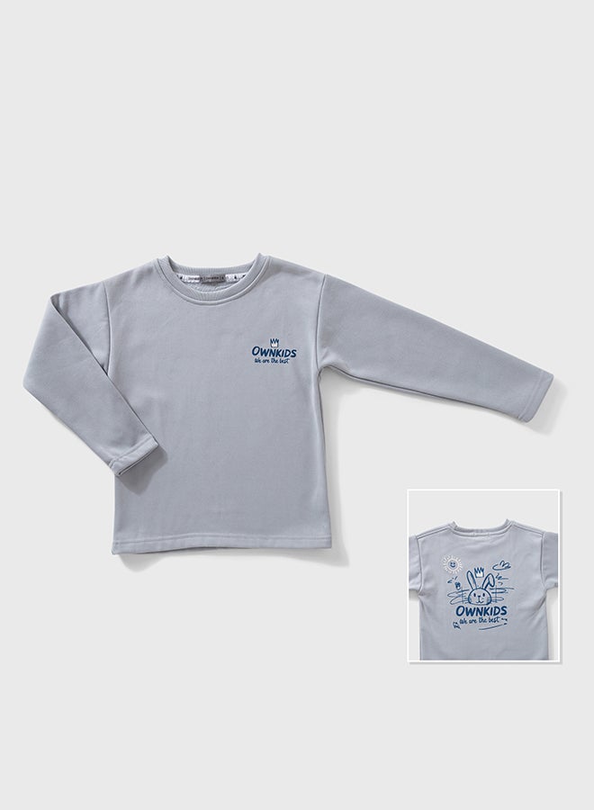 اون كيدز سويت شيرت أولادي أطفال مبطن فرو - Image 2