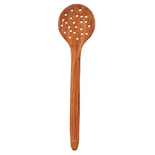 ROLIMOLI Handmade Wooden Serving and Cooking Spoon Kitchen Utensil Set of 2 Durable Eco-Friendly Natural Material for Daily Use (Set of 2) - Image 2
