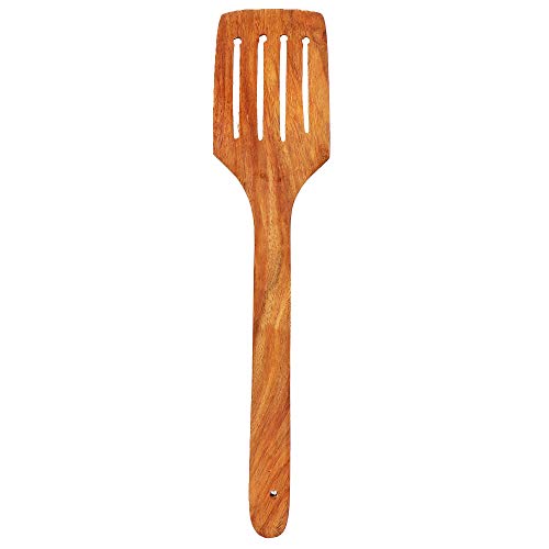 ROLIMOLI Handmade Wooden Serving and Cooking Spoon Kitchen Utensil Set of 2 Durable Eco-Friendly Natural Material for Daily Use (Set of 2) - Image 3