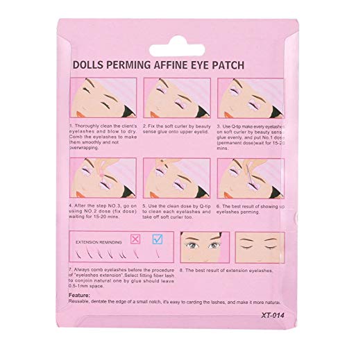 Vruping 5Pairs/Set Silicone Eyelash Perming Curler, 3D Eyelash Perming Curling Pad Patch Eyelash Pad False Lashes Extension Makeup Tool for Eyelash Perm Lifting - Image 5