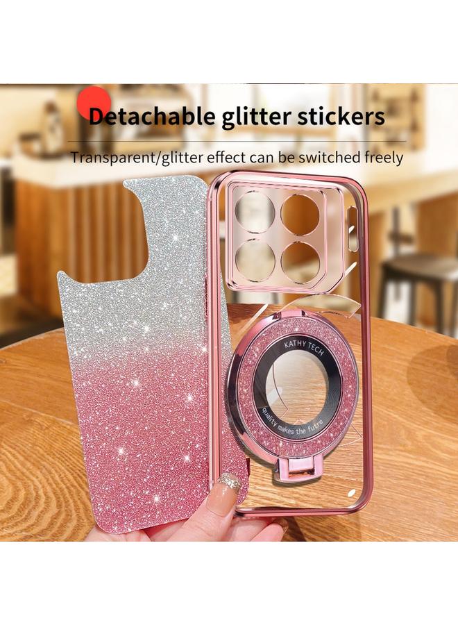 اس-توب جراب لهاتف Infinix GT 20 Pro مطلي بطبقة لامعة متدرجة اللون، جراب دائري من مادة TPU - Image 4