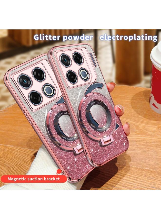 اس-توب جراب لهاتف Infinix GT 20 Pro مطلي بطبقة لامعة متدرجة اللون، جراب دائري من مادة TPU - Image 3