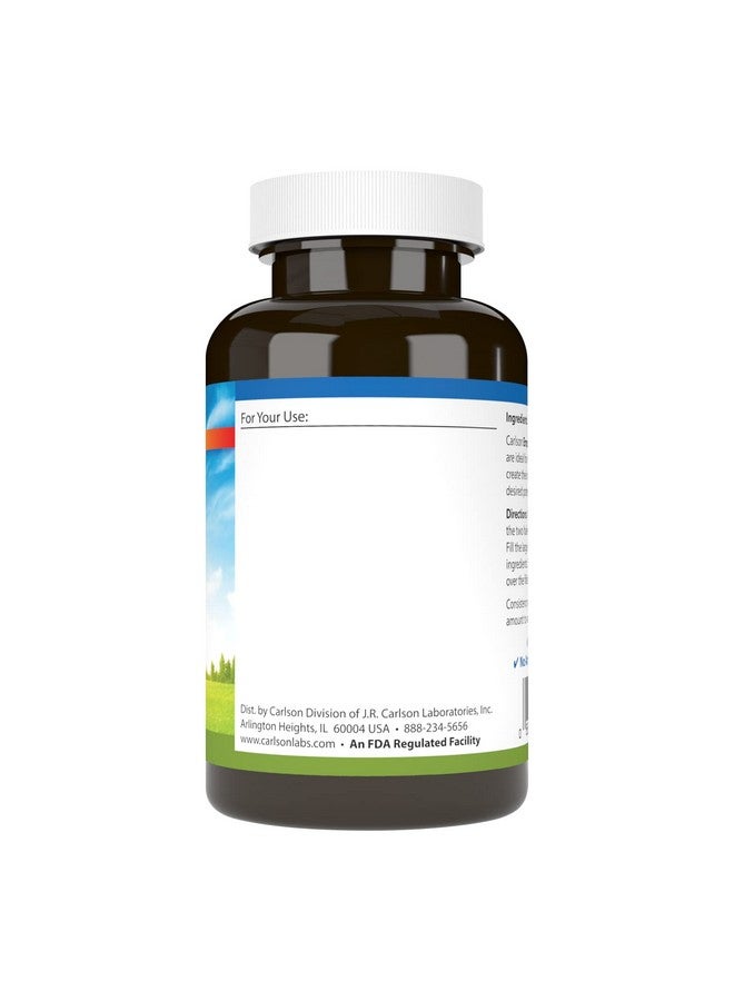 Carlson - Empty Gelatin #2 Capsules, Size #2, Empty Gelatin Capsules, Easy to Separate & Fill, Empty Capsules, Gel Caps, 200 Capsules - Image 2