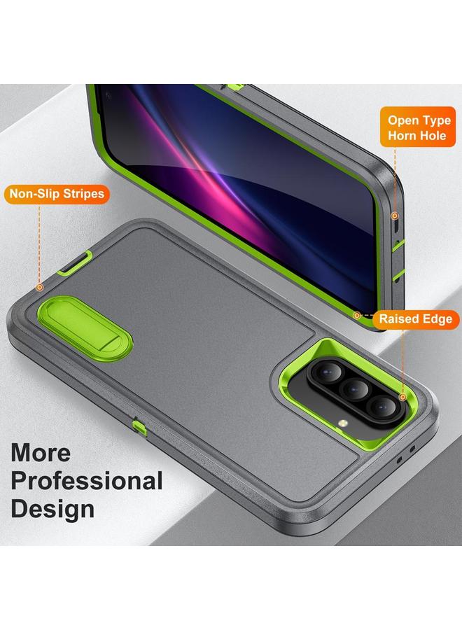 S-TOP Case For Samsung Galaxy A56 5G Rugged PC Hybrid Silicone Phone Case with Holder - Image 3