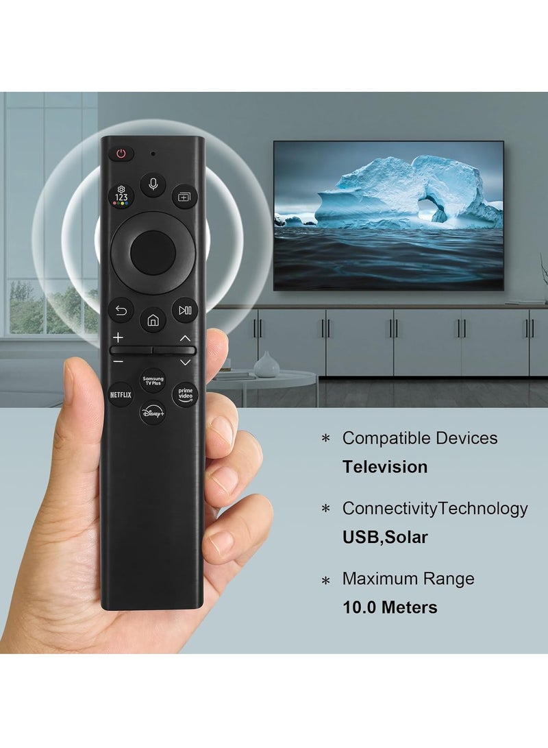 ELTRAZONE BN59-01385A Solar Voice Frame TV Remote Replacement for Samsung Smart TVs, Bluetooth Rechargeable Solar Cell Remote Control for Samsung Frame Neo LED Smart 4K Ultra HD TVs – Eco-Friendly, Convenient Contro - Image 5