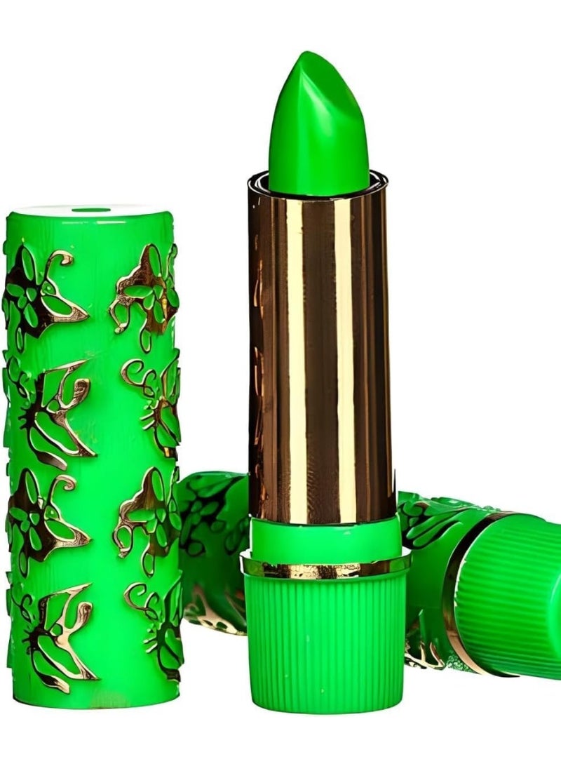 pH Color Changing Lipstick, Long Lasting Waterproof Lip Stain with Aloe Vera & Vitamin E, Green, 3.5 g - Image 2
