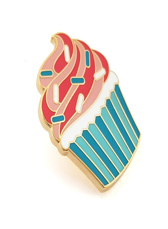 Pinsanity Cupcake Enamel Lapel Pin - Image 2
