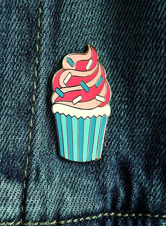Pinsanity Cupcake Enamel Lapel Pin - Image 4