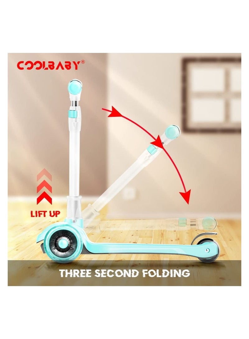 Cool Baby COOLBABY kid 3 Roller scooter ,green - Image 3