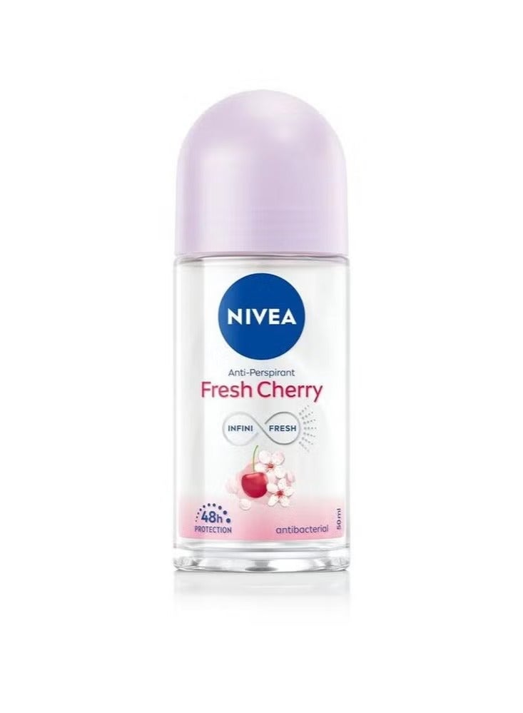 Nivea Deodorant Roll On Cherry Fresh - 50ml