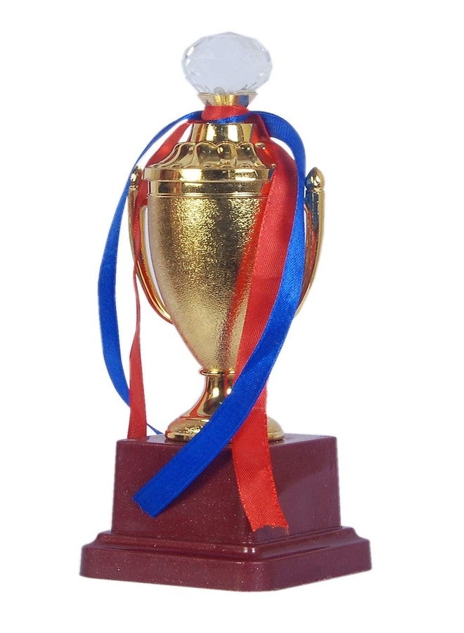 Sigaram Crystal Globe Trophies Shield for Winners Party Celebrations Ceremony Appreciation Gift for Winners Gold/Brown Cup Trophy Award for School Sport Academy for Teachers and Students - Image 1