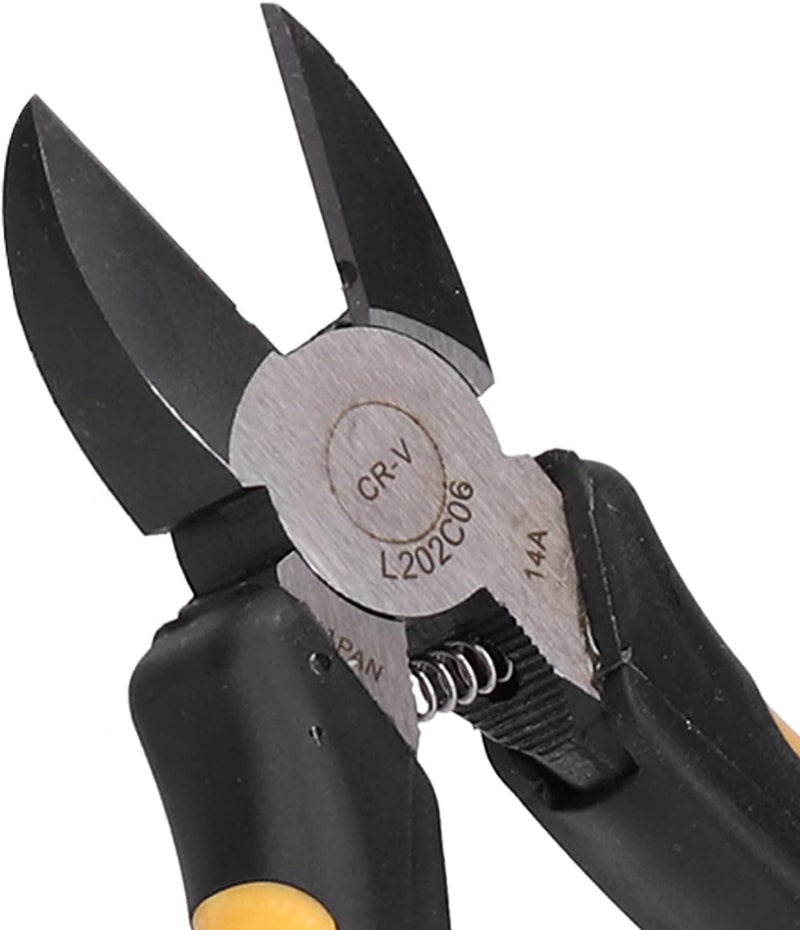 L202C06 Diagonal Pliers, Wire Cutting Pliers for Electric Cable, High Carbon Steel Household DIY Hand Tool with Non - Slip Handle, Durable and for Professional - Image 2