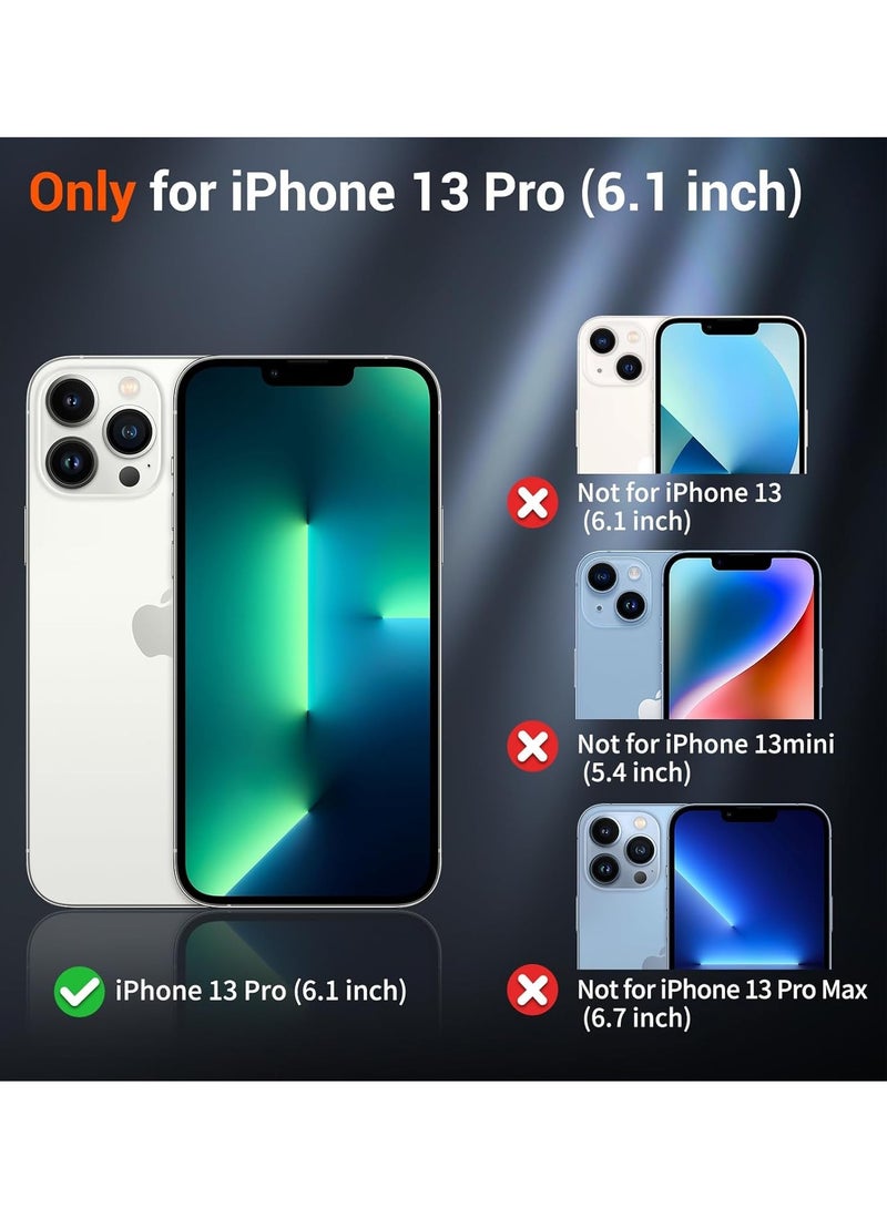 جيرفور غطاء ماج سيف لهاتف آيفون 13 برو، جراب مغناطيسي قوي شفاف مقاوم للصدمات لهاتف آيفون 13 برو، نتوء حول الكاميرا، غطاء عالي الوضوح لهاتف آيفون 13 برو - Image 2