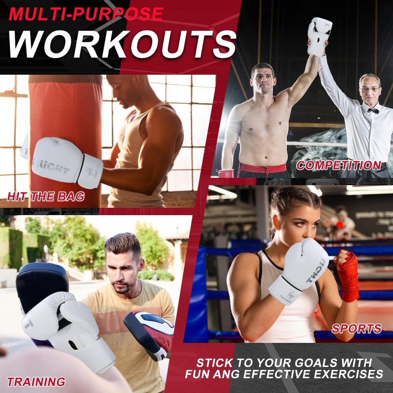 Valchiria Boxing Gloves for Men Women, Sparring Training Punching MMA Kickboxing Boxing Gloves, Heavy Bag Workout Gloves for Boxing, Kickboxing, Muay Thai, MMA - Image 5